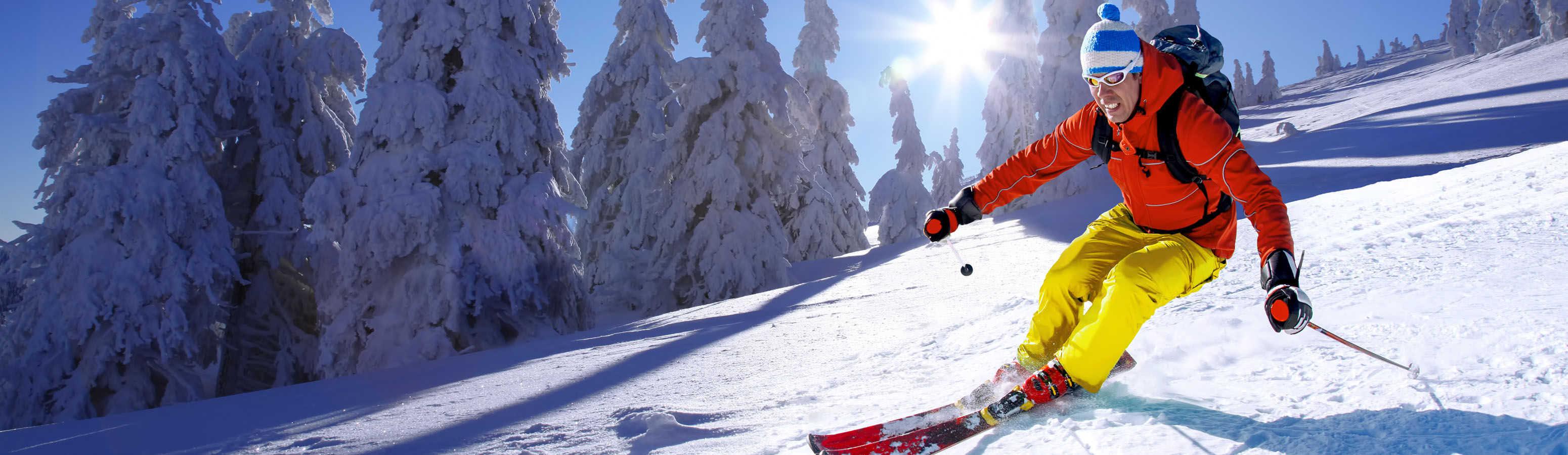 Fly to the ski mecca in January