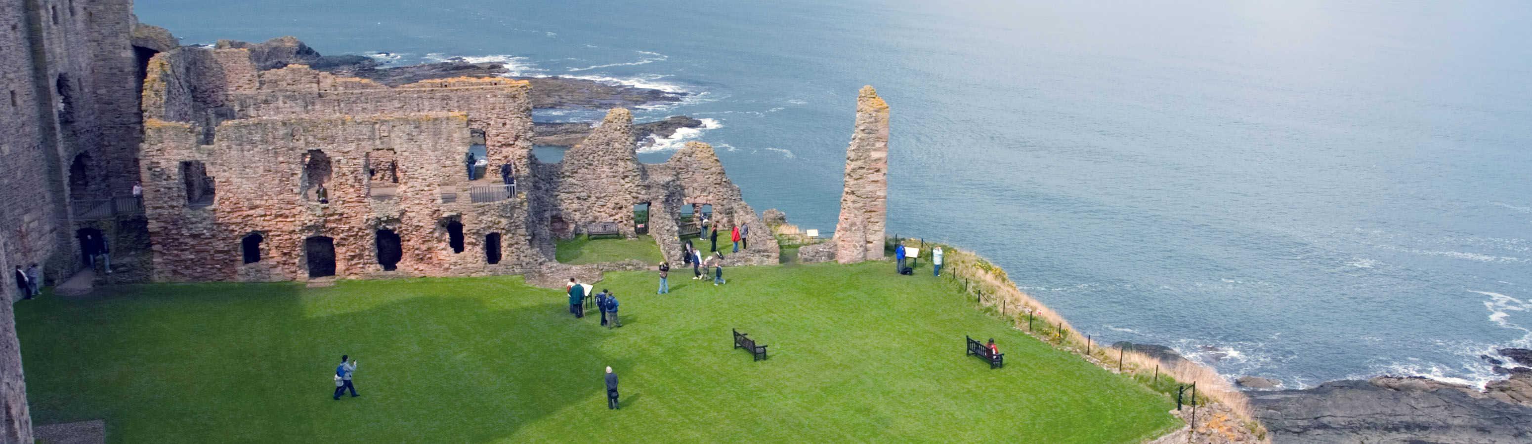 North Berwick and the mysterious Tantallon Castle